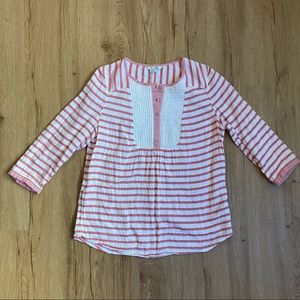 Boden red and white striped ‘Scarlet’ top @onitea